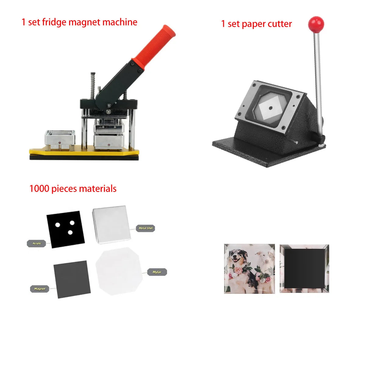 2x2 Inch Custom Photo Magnet Maker Machine – DIY Magnet Printing